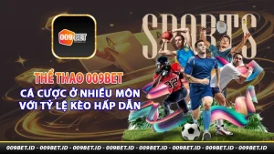 Thể thao 009bet cá cược ở nhiều môn với tỷ lệ kèo hấp dẫn